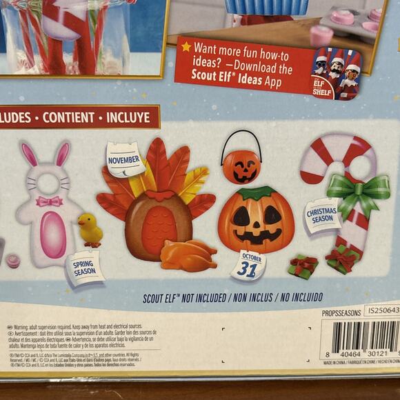 Elf on the Shelf Polar Props Elftacular Year-Round Celebration Set - NEW 2025 - Picture 4 of 6